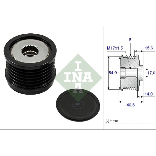 Generatorfreilauf Ina 535 0230 10 für Alfa Romeo Fiat Lancia Suzuki Jeep