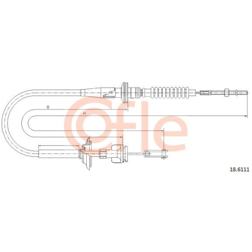 Seilzug Kupplungsbetätigung Cofle 18.6111 für Suzuki