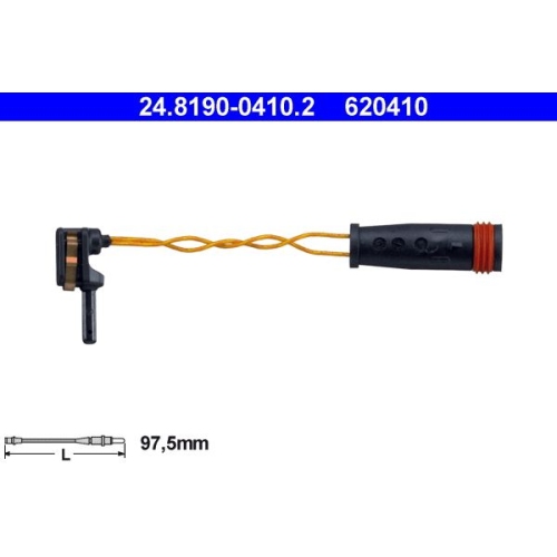 Warnkontakt Bremsbelagverschleiß Ate 24-8190-0410-2 für Mercedes Benz Maybach