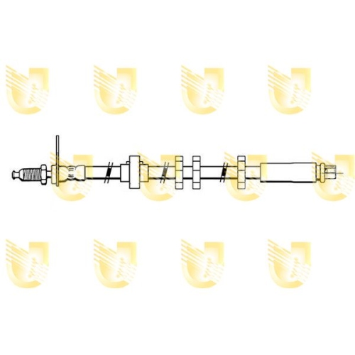 Bremsschlauch Unigom 377363 für Peugeot Vorderachse Rechts