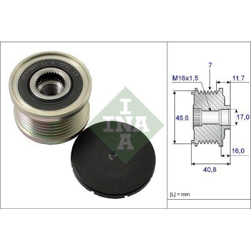 Generatorfreilauf Schaeffler Ina 535 0080 10 für Fiat Mercedes Benz Nissan Opel