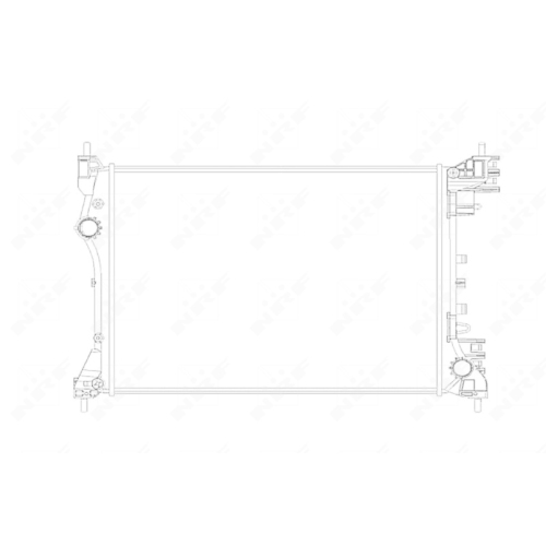 Kühler Motorkühlung Nrf 53834 für Alfa Romeo Fiat Opel Vauxhall