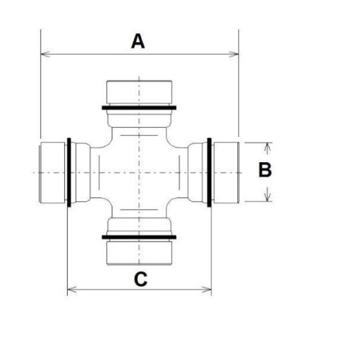 Gelenk Längswelle Red-line 11IZ001 für Ford Isuzu