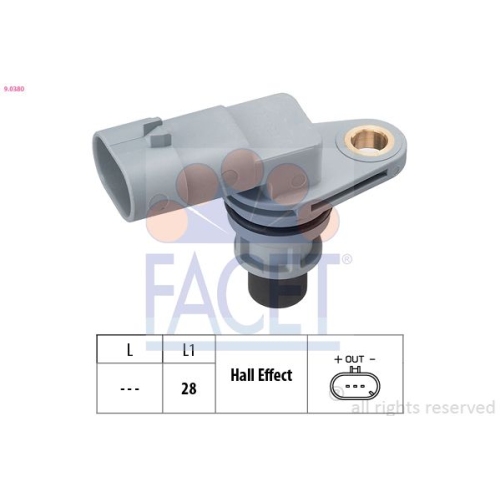 Impulsgeber Kurbelwelle Facet 9.0380 Made In Italy - Oe Equivalent für Chrysler