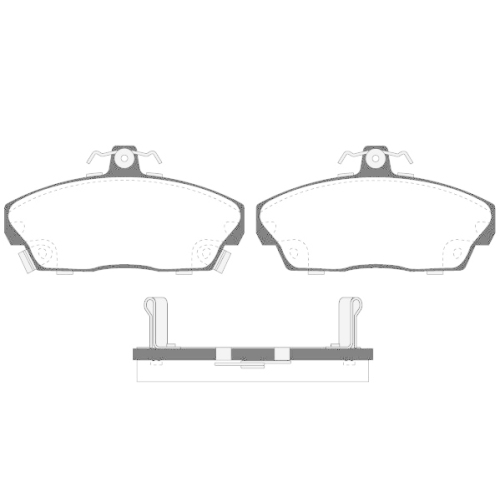 Bremsbelagsatz Scheibenbremse Raicam RA.0551.0 für Honda MG Rover Lotus