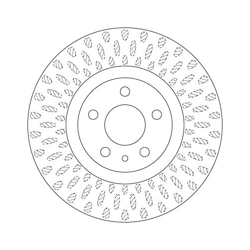 TRW 2X Bremsscheibe Vorderachse für Fiat