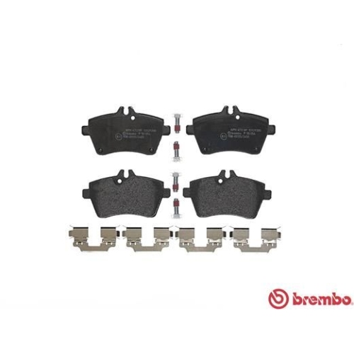 Bremsbelagsatz Scheibenbremse Brembo P50054 Prime Line für Mercedes Benz