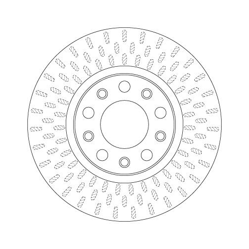 TRW 2X Bremsscheibe Vorderachse für Alfa Romeo Fiat Jeep