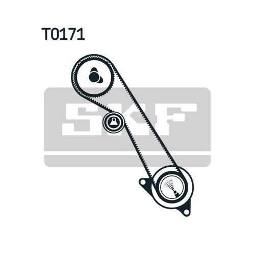 Zahnriemensatz Skf VKMA 04108 für Ford