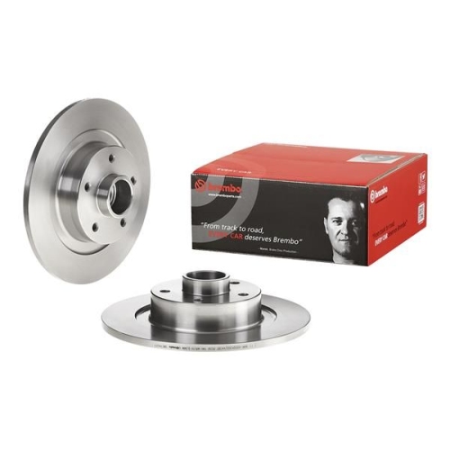 1X Brembo Bremsscheibe Prime Line - With Bearing Kit für Renault