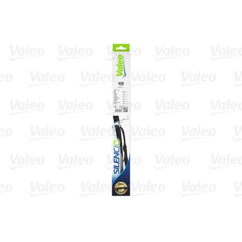 Wischblatt Valeo 574106 Silencio Conventional Single für Beifahrerseitig Hinten