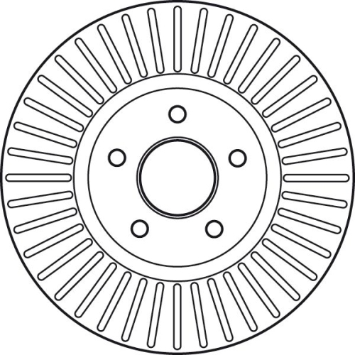 TRW 1X Bremsscheibe Vorderachse für Ford