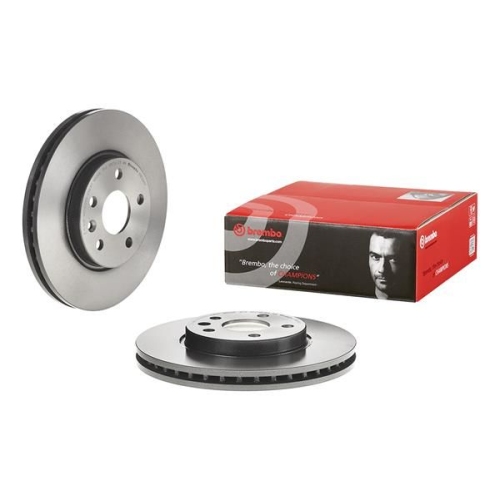 2X Brembo Bremsscheibe Prime Line - Uv Coated für Opel Vauxhall