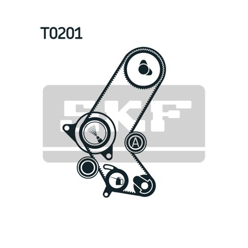 Zahnriemensatz Skf VKMA 05700 für Honda Opel Vauxhall Chevrolet