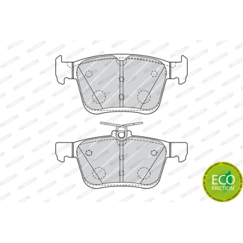 Bremsbelagsatz Scheibenbremse Ferodo FDB4434 Premier Eco Friction für Audi Seat