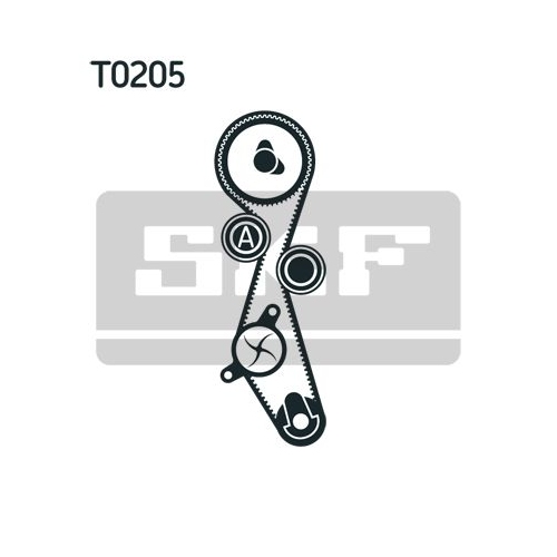 Zahnriemensatz Skf VKMA 03317 für Alfa Romeo Citroën Fiat Ford Jaguar Lancia