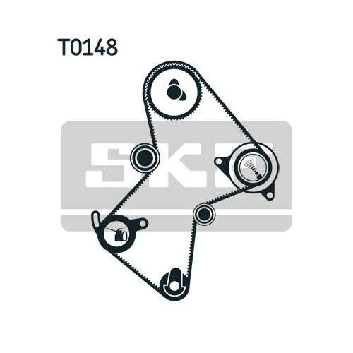 Zahnriemensatz Skf VKMA 06125 für Mitsubishi Opel Renault Vauxhall Volvo Dacia