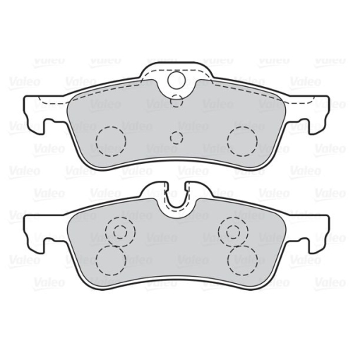 Bremsbelagsatz Scheibenbremse Valeo 302040 First für Mini Hinterachse