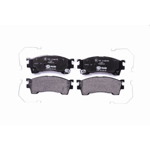 Bremsbelagsatz Scheibenbremse Hella Pagid 8DB 355 006-621 für Ford Mazda Nissan