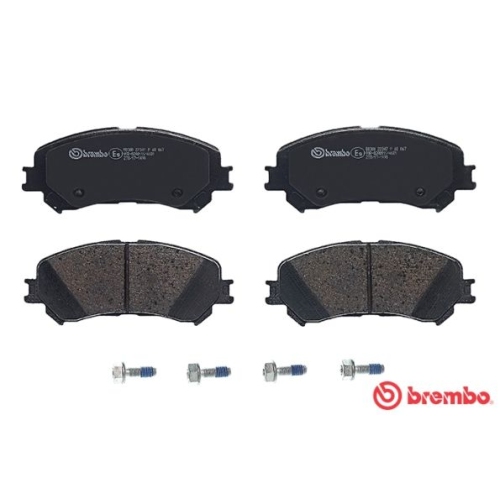 Bremsbelagsatz Scheibenbremse Brembo P68067 Prime Line für Renault Vorderachse