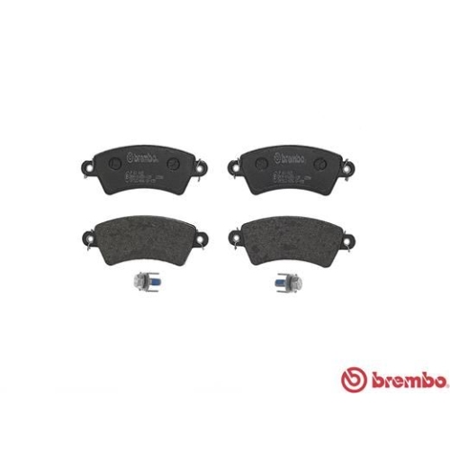 Bremsbelagsatz Scheibenbremse Brembo P61065 Prime Line für Citroën Peugeot