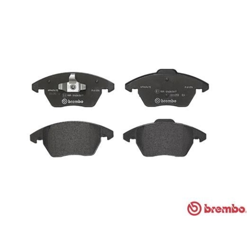 Bremsbelagsatz Scheibenbremse Brembo P61076 Prime Line für Audi Citroën Peugeot