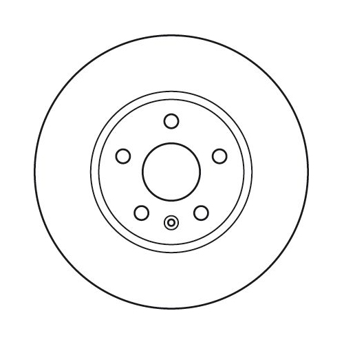 TRW 1X Bremsscheibe Vorderachse für Opel Saab Vauxhall Chevrolet