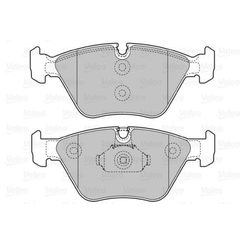 Bremsbelagsatz Scheibenbremse Valeo 598811 für Bmw MG Rover Vorderachse