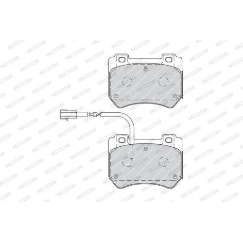 Bremsbelagsatz Scheibenbremse Ferodo FDB4206 Premier für Alfa Romeo Vorderachse