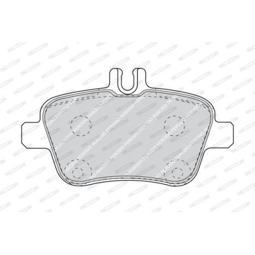 Brake Pad Set Disc Brake Ferodo FDB4163 Premier for Mercedes Benz Mercedes Benz