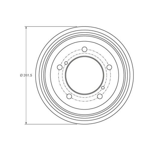 Bremstrommel Trw DB4421 für Suzuki Hinterachse