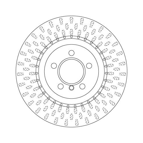 TRW 1X Bremsscheibe Vorderachse für Land Rover