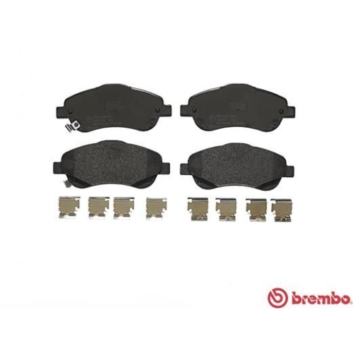 Bremsbelagsatz Scheibenbremse Brembo P83046 Prime Line für Toyota Vorderachse