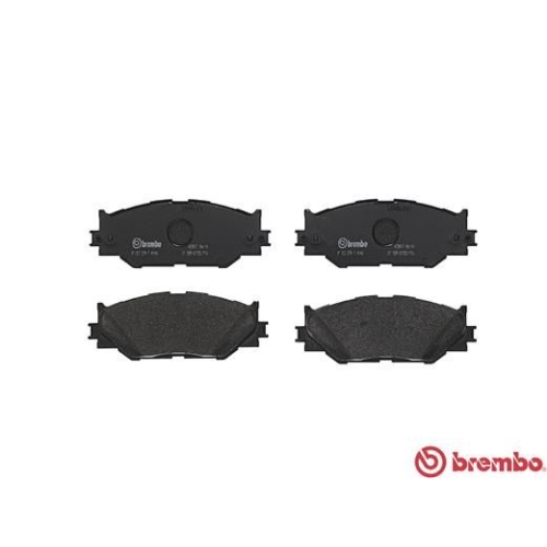 Bremsbelagsatz Scheibenbremse Brembo P83074 Prime Line für Toyota Lexus