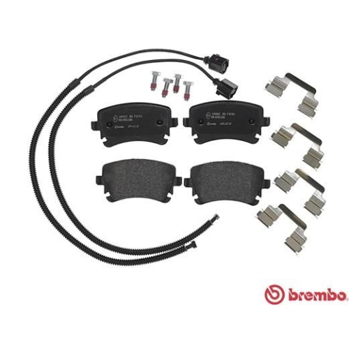 Bremsbelagsatz Scheibenbremse Brembo P85064 Prime Line für Audi Seat Skoda VW