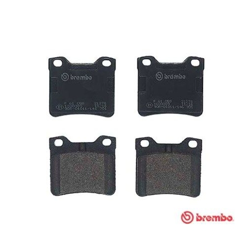 Bremsbelagsatz Scheibenbremse Brembo P61058 Prime Line für Citroën Peugeot