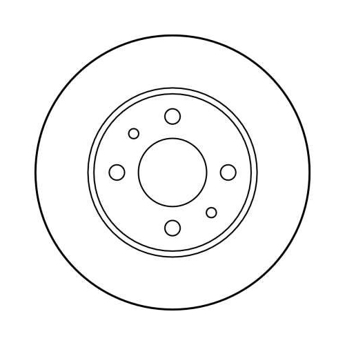 TRW 2X Bremsscheibe Hinterachse für Alfa Romeo Fiat Ford Lancia Abarth