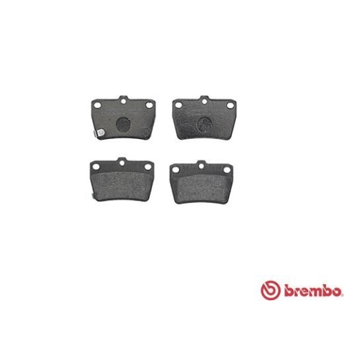 Bremsbelagsatz Scheibenbremse Brembo P83057 Prime Line für Toyota Chery DR