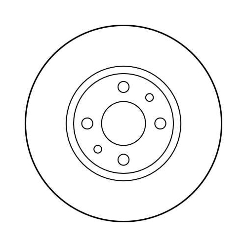 TRW 2X Bremsscheibe Hinterachse für Alfa Romeo Chrysler Fiat Lancia