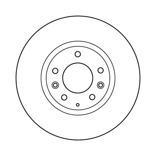 TRW 1X Bremsscheibe Vorderachse für Mazda Mazda (changan) Faw