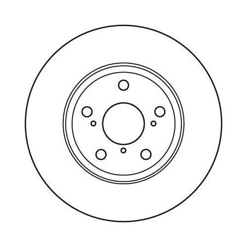 TRW 1X Bremsscheibe Vorderachse für Toyota