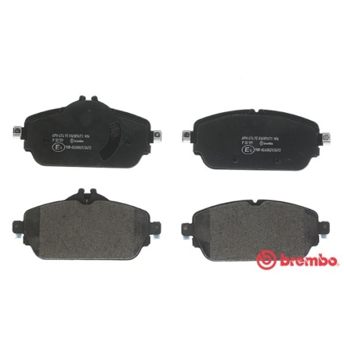 Bremsbelagsatz Scheibenbremse Brembo P50119 Prime Line für Mercedes Benz