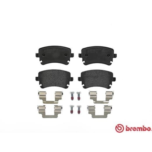 Bremsbelagsatz Scheibenbremse Brembo P85076 Prime Line für Audi Seat Skoda VW