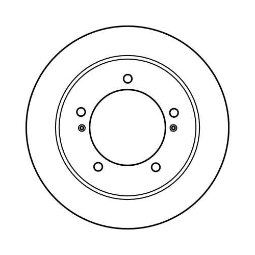 TRW 2X Bremsscheibe Vorderachse für Suzuki Santana