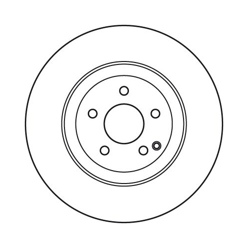 TRW 1X Bremsscheibe für Mercedes Benz