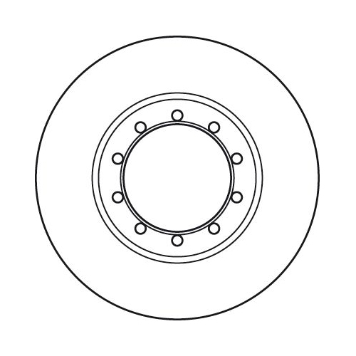 TRW 2X Bremsscheibe Hinterachse für Ford