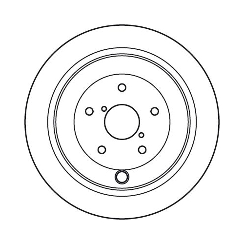 TRW 2X Bremsscheibe Hinterachse für Subaru