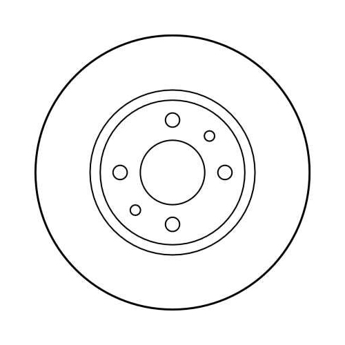 TRW 2X Bremsscheibe Vorderachse für Alfa Romeo Fiat Lancia