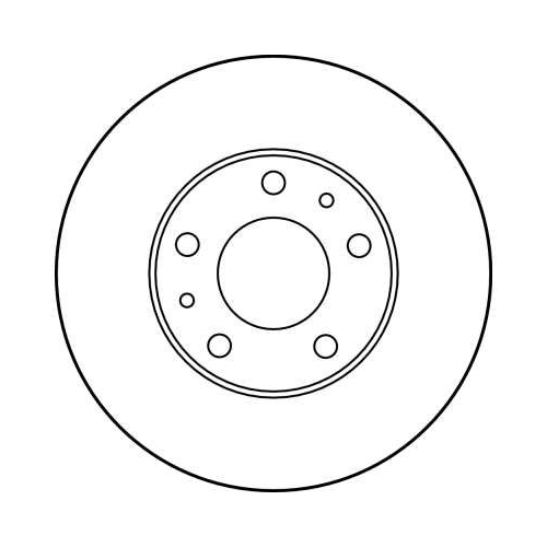 TRW 2X Bremsscheibe Vorderachse für Citroën Fiat Peugeot