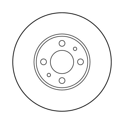 TRW 2X Bremsscheibe für Alfa Romeo Chrysler Citroën Fiat Lancia Peugeot